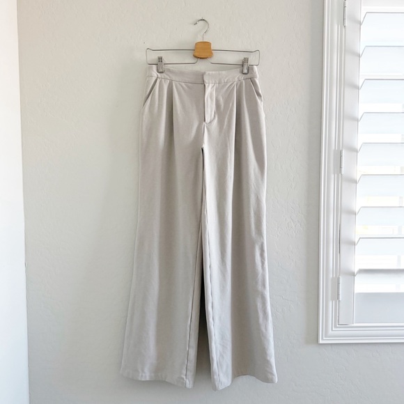 Vuori Elevation Trousers Pants in Ecru Heather Size S - Picture 6 of 13